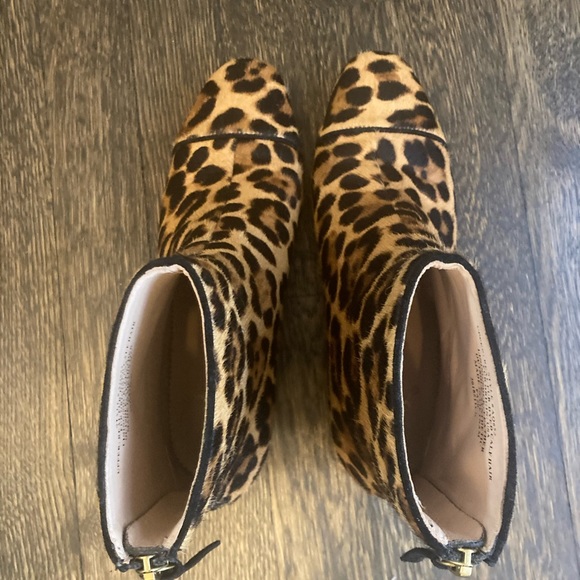 J Crew Leopard booties size 6 - Picture 5 of 6